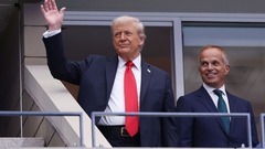 Trump appears with Rolex CEO at U.S. Open even as 39% tariff set to pummel Swiss watch imports