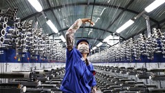 China's factory activity grows at fastest pace since October, private survey shows, beating official reading
