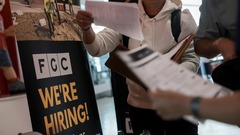 U.S. payrolls increased 115,000 in April, more than expected; unemployment at 4.3%