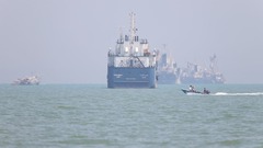 UN agency pauses Hormuz ship evacuation plan after first vessel attack under peace deal